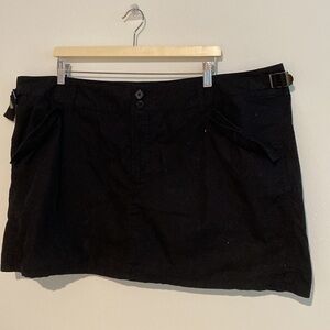 Utility mini skirt